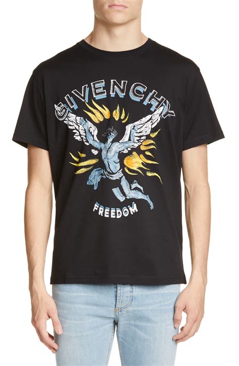 givenchy icarus t shirt|Givenchy Men's Freedom Icarus Graphic T.